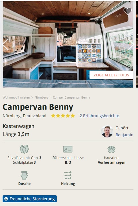 Ausgebauter Kastenwagen - Nürnberg