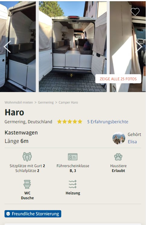 Ausgebauter Lieferwagen - Stealth Camper Haro