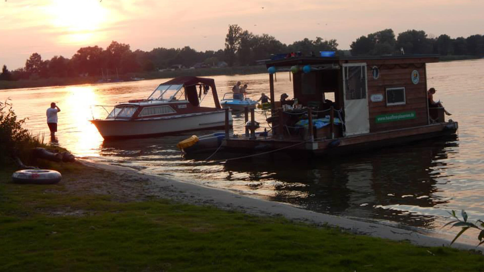 Camping auf dem Wasser 