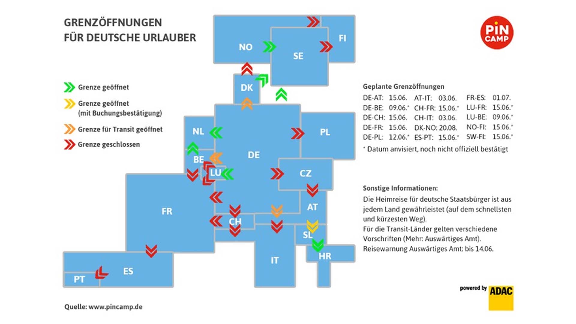 Wohin können deutsche Urlauber reisen?