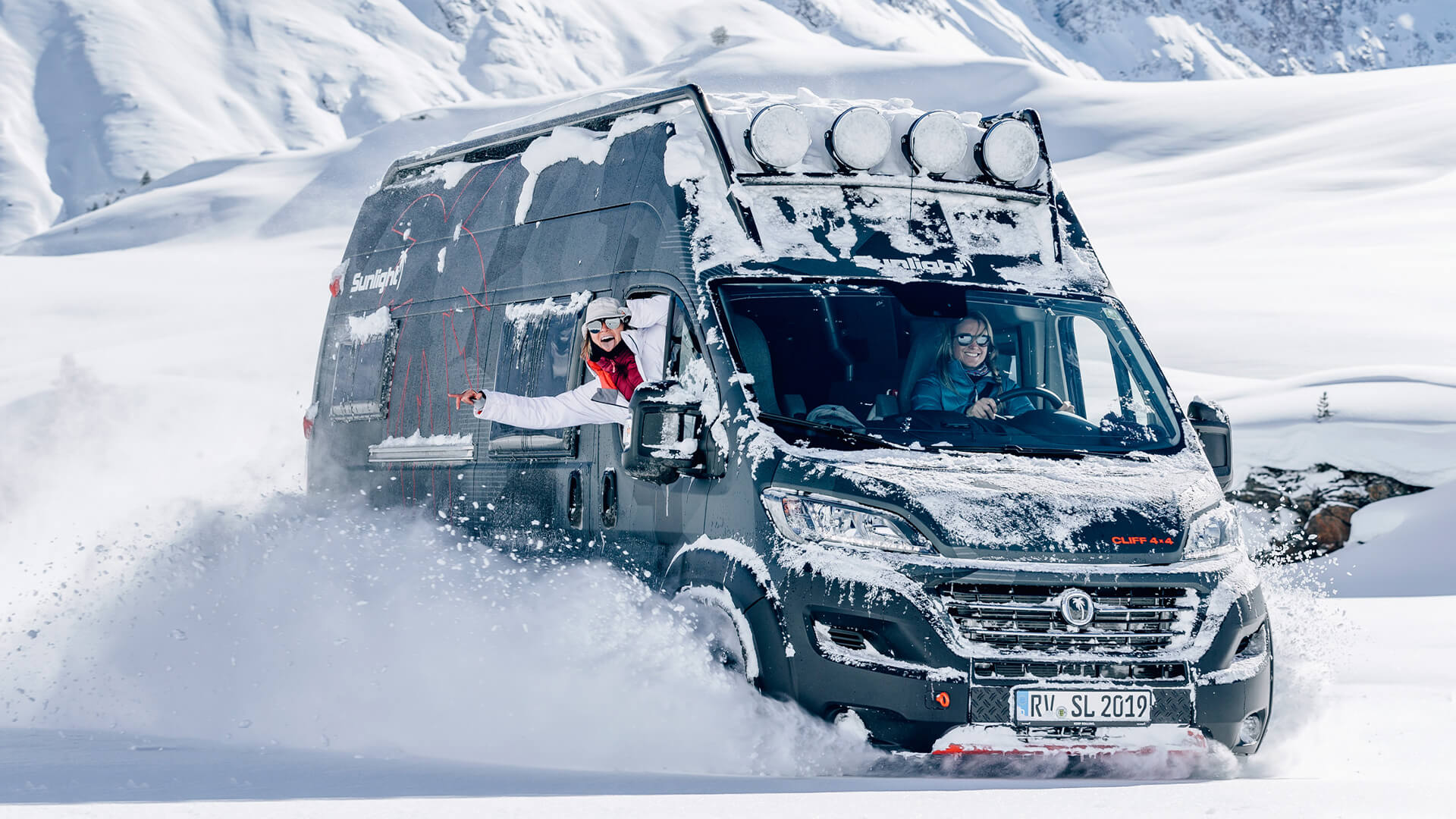 Action ohne Limit. Mit dem Cliff 4x4 Adventure Van