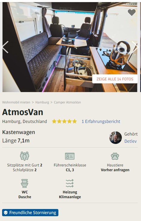 AmtosVan - ausgebauter Mercedes Vario