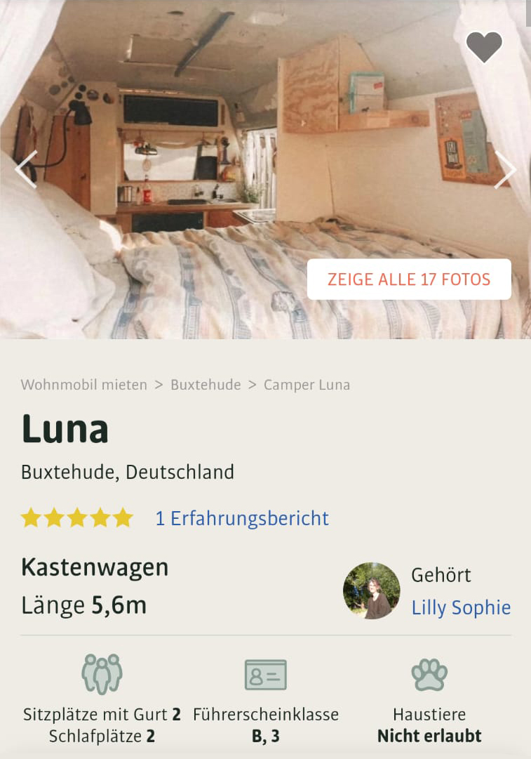 Krankenwagen conversion zum Camper