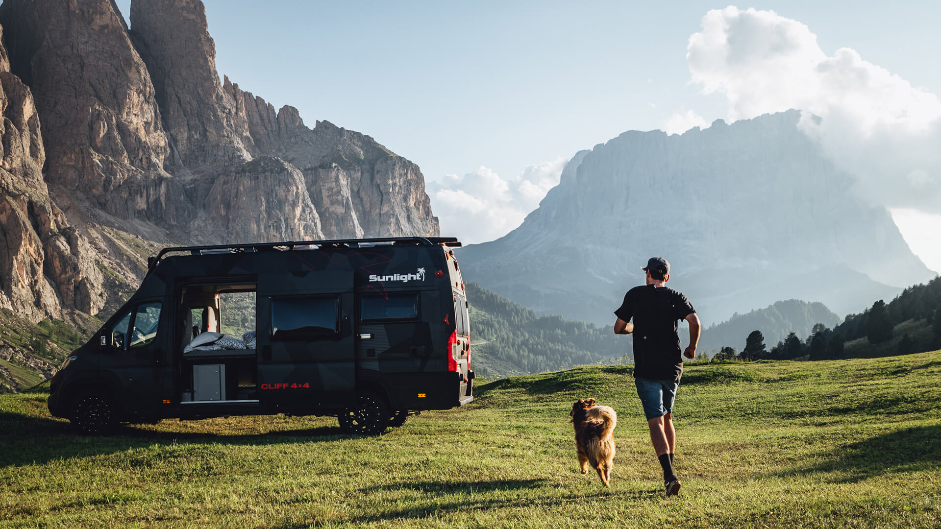 Ein Mann, ein Hund, ein Adventure Van.