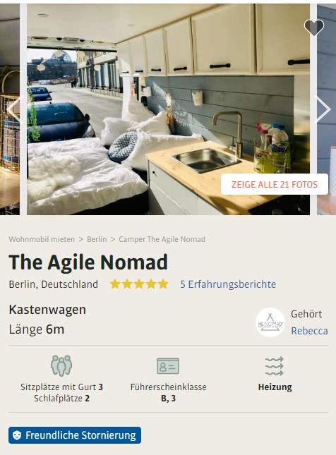 Kastenwagen Umbau mit Wifi - The Agile Nomad